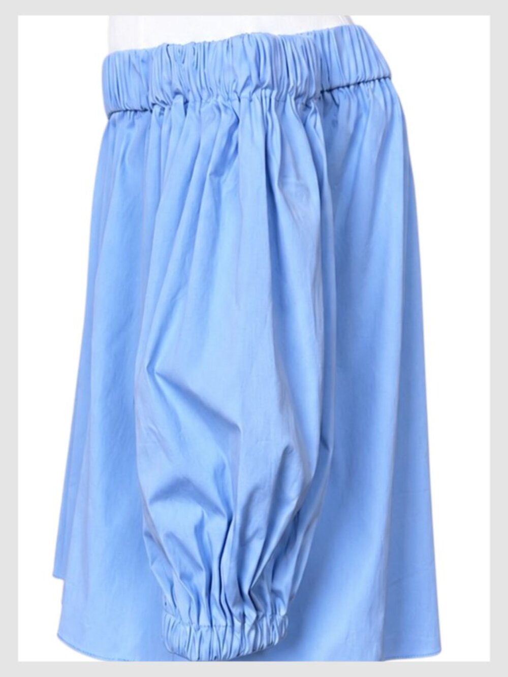 Milly Blouse Sky Blue Off Shoulder Puff Sleeve S - Picture 6 of 9
